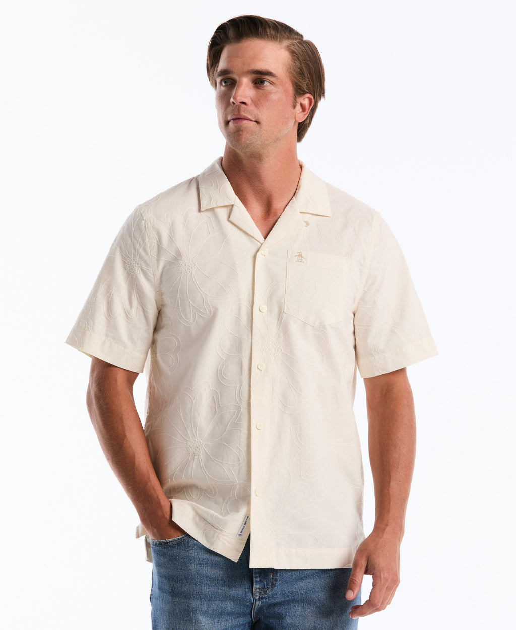 All-Over Flower Camp Shirt