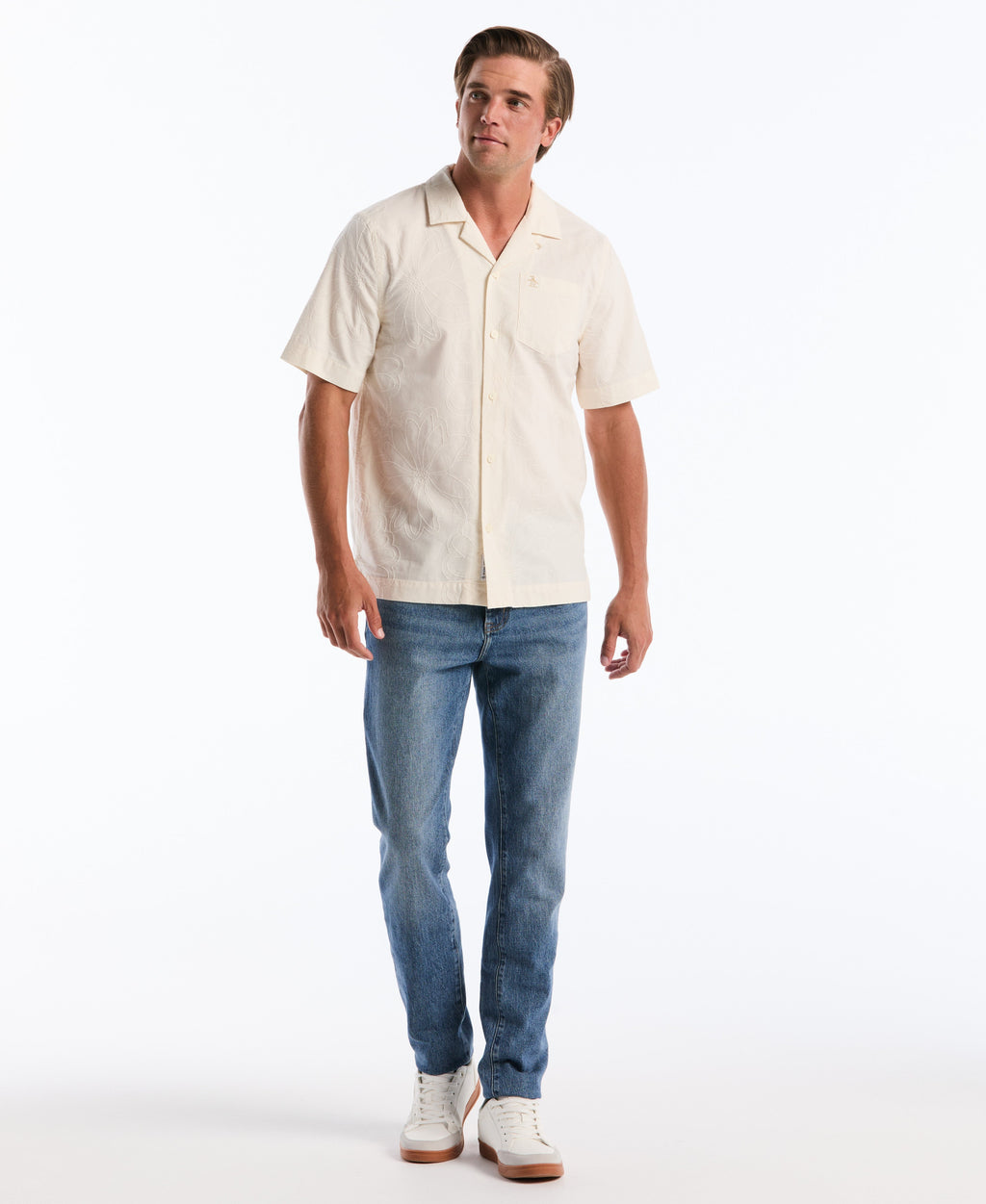 All-Over Flower Camp Shirt