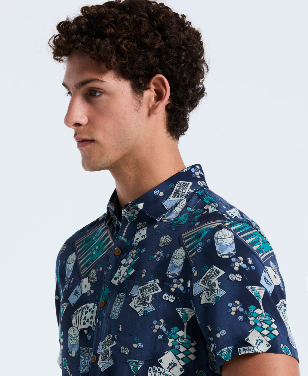 All-Over Print Poker Table Shirt