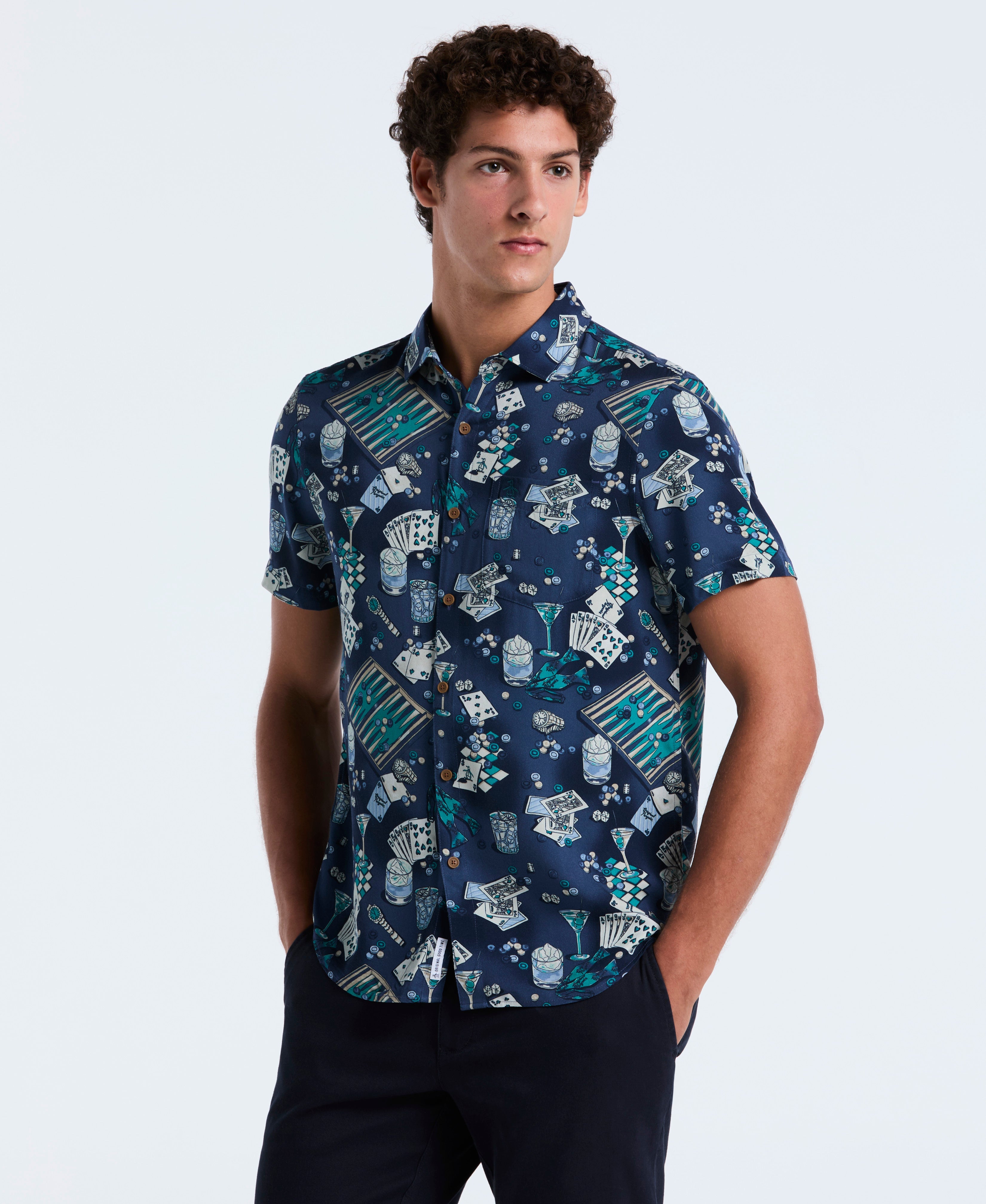 All-Over Print Poker Table Shirt