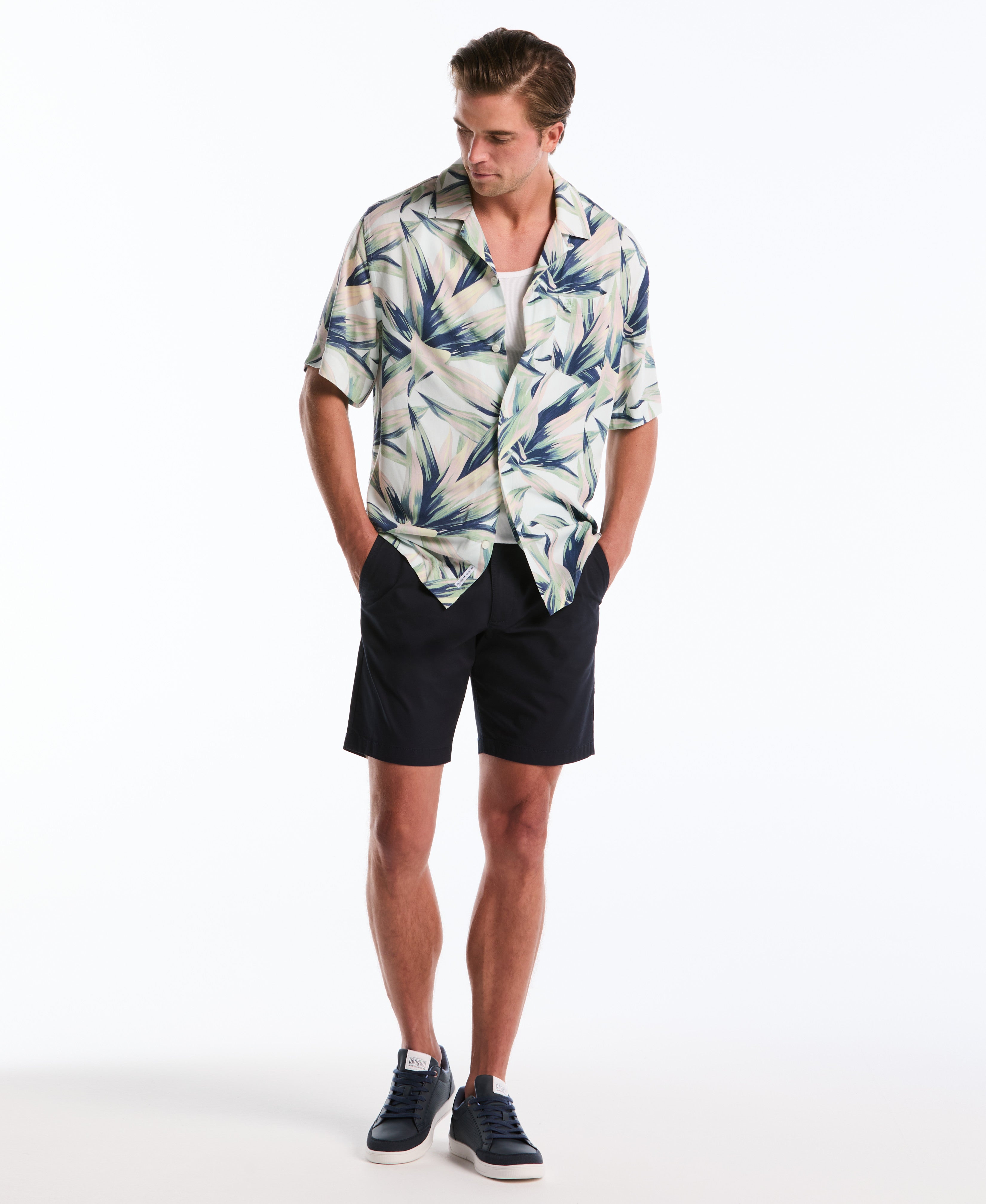 All-Over Succulent Camp Shirt