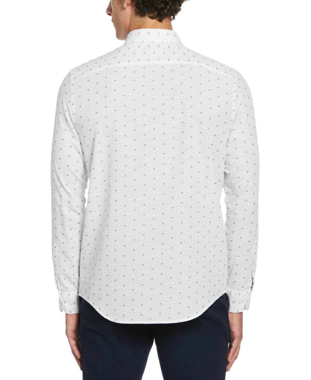 Chambray Dobby Long Sleeve Shirt