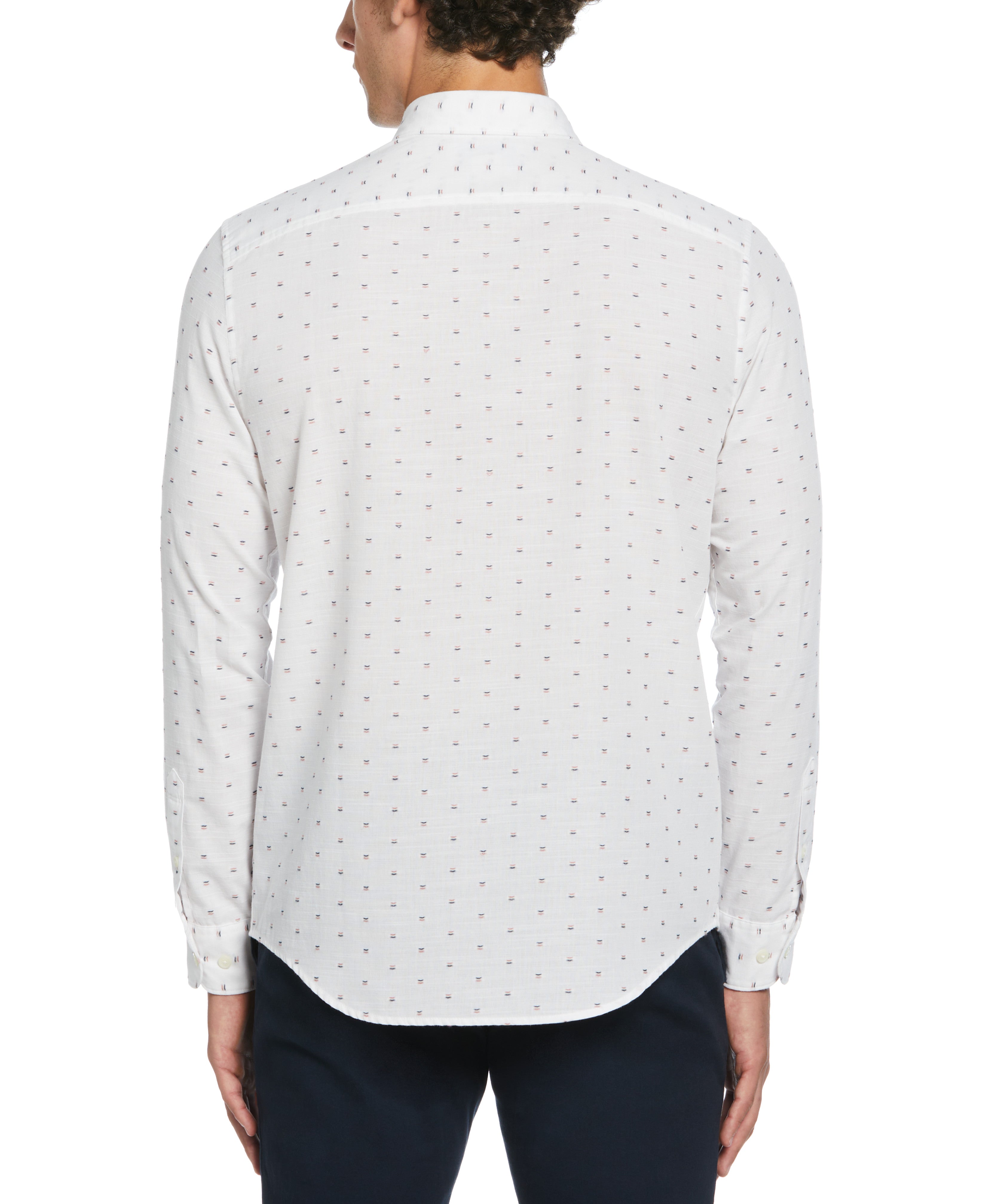 Chambray Dobby Long Sleeve Shirt