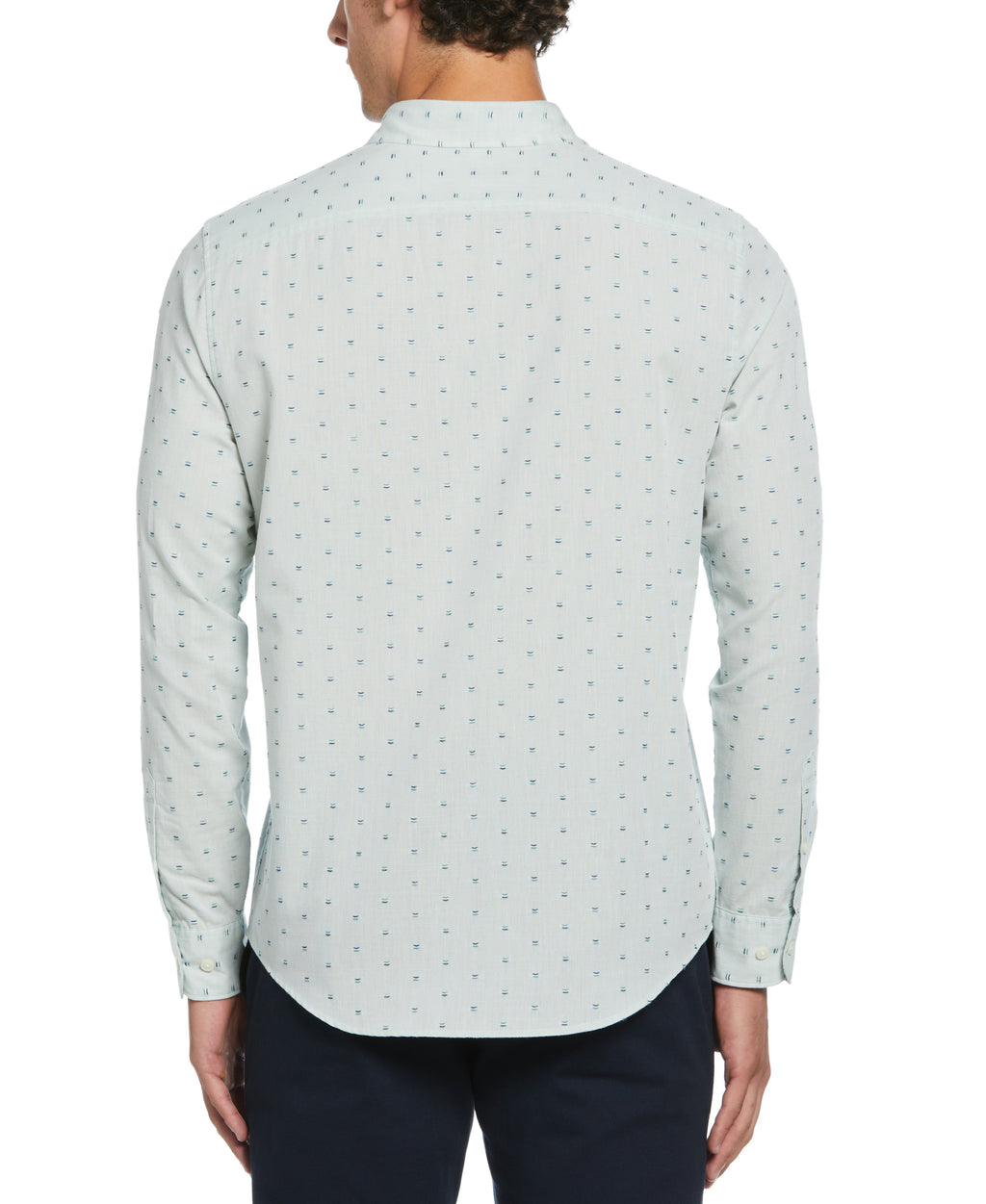 Chambray Dobby Long Sleeve Shirt