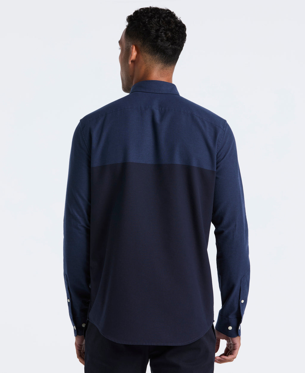 Colorblock Button-Down Oxford Shirt