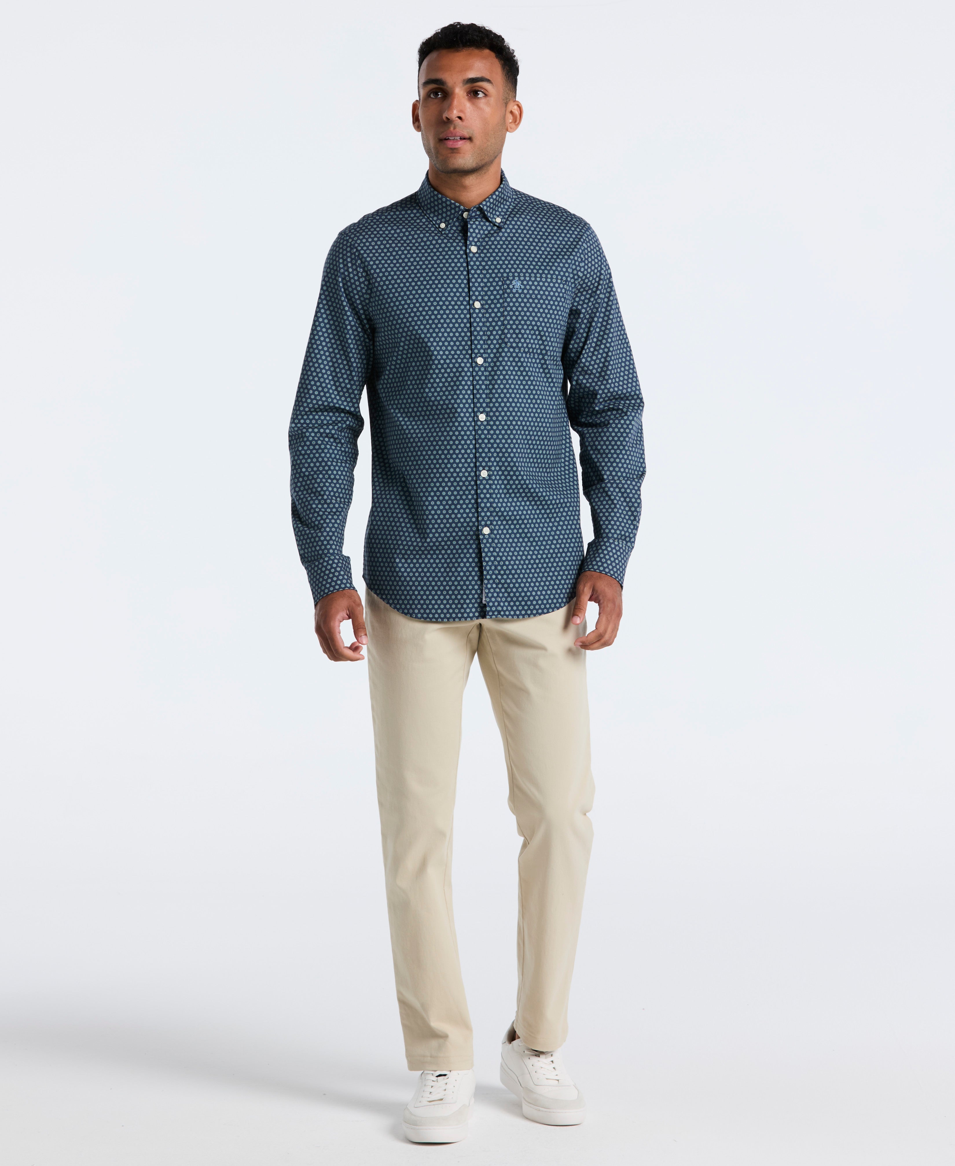 Cotton Chip Print Shirt