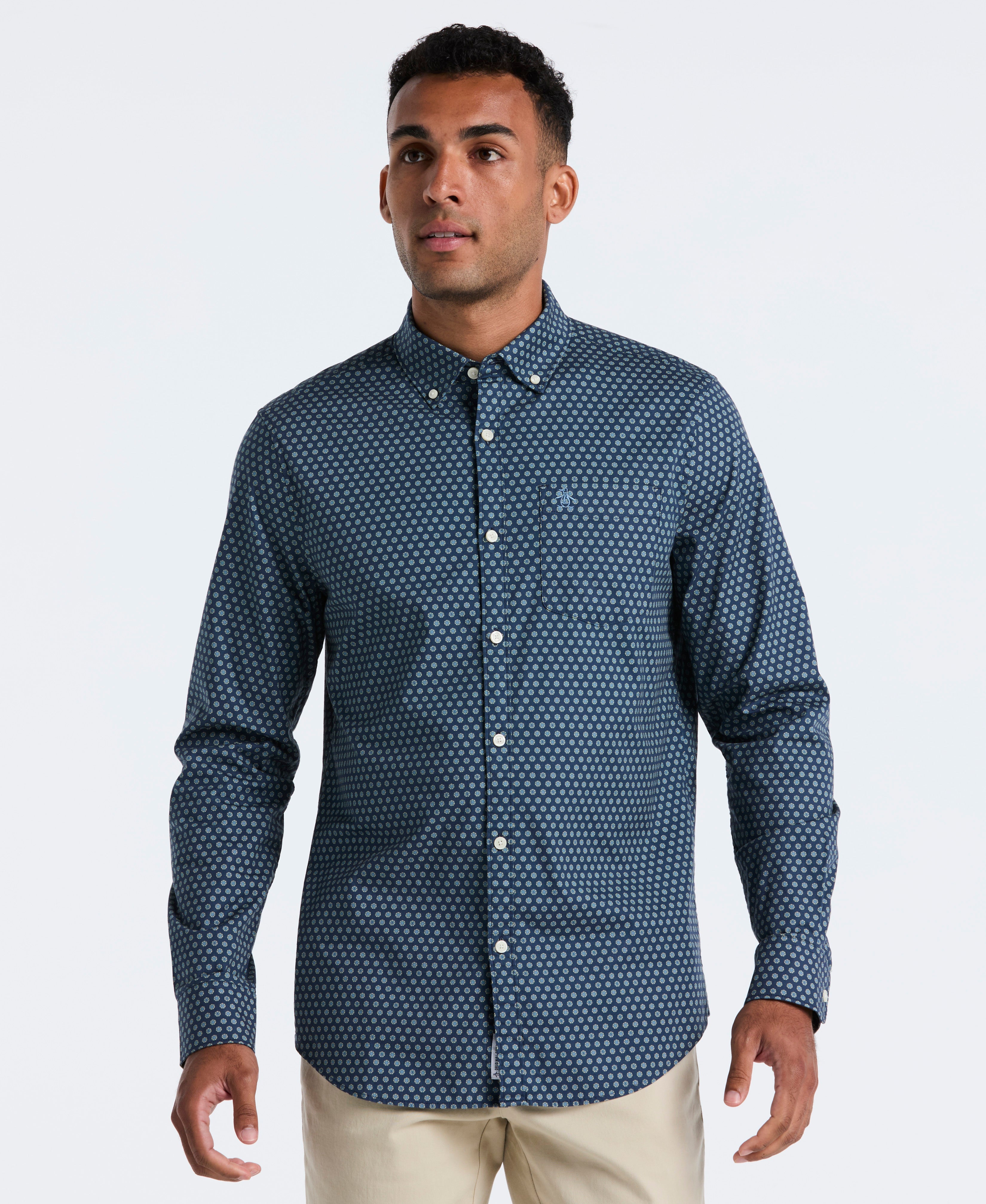 Cotton Chip Print Shirt