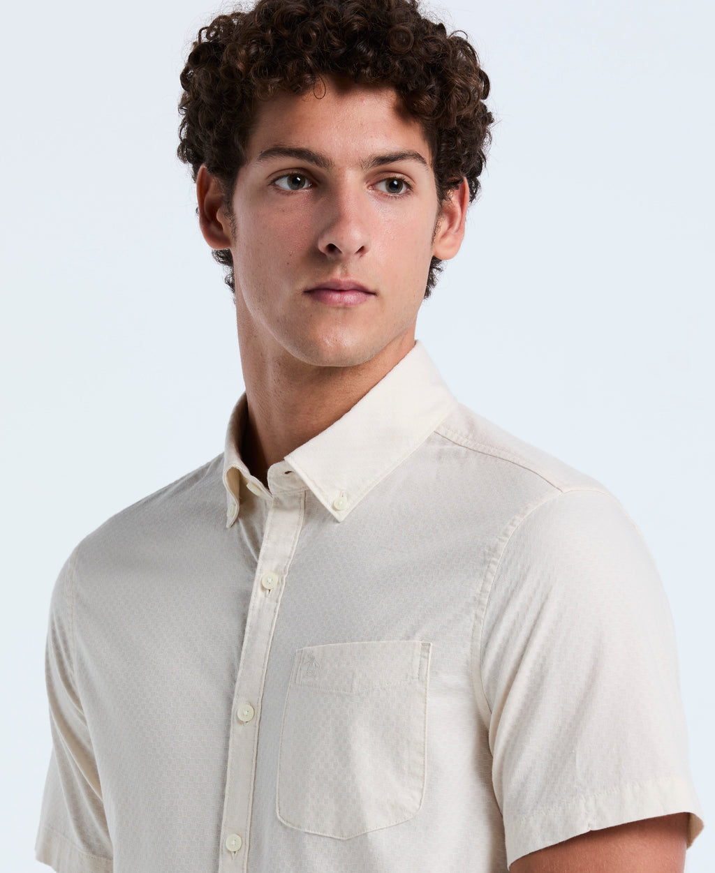 Cotton Dobby Check Shirt