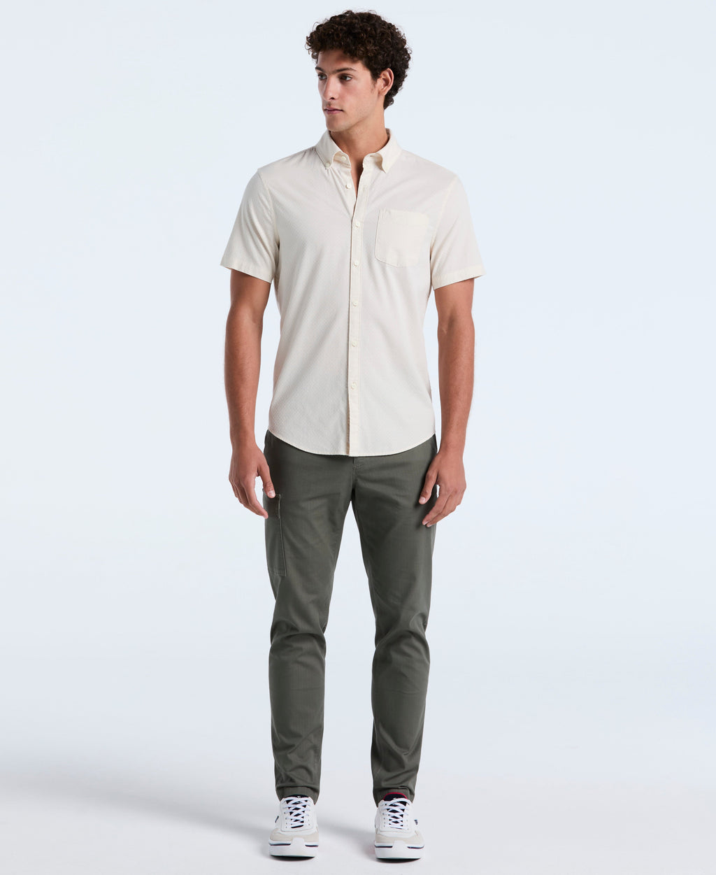 Cotton Dobby Check Shirt