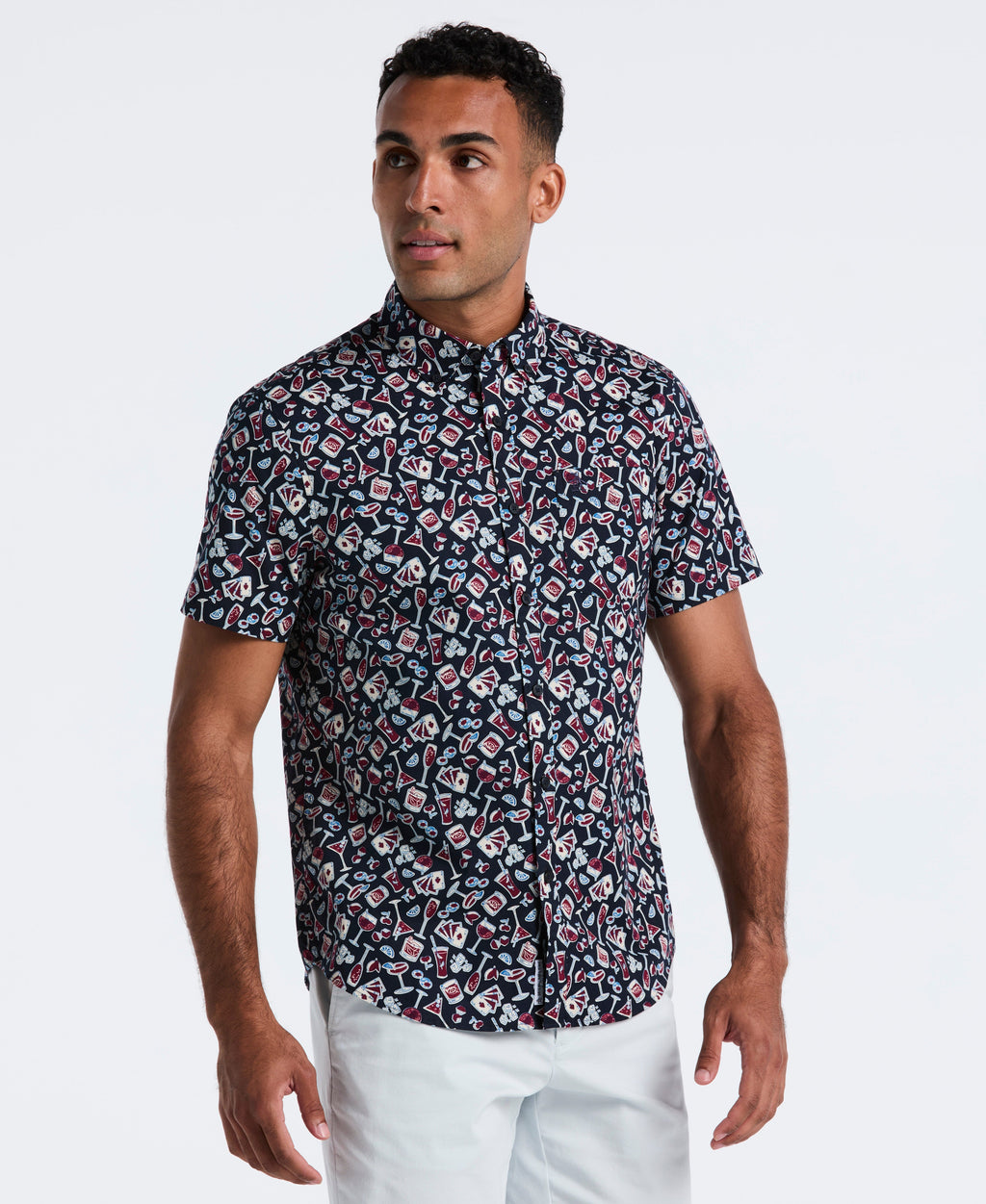 Cotton Drinks Print Shirt