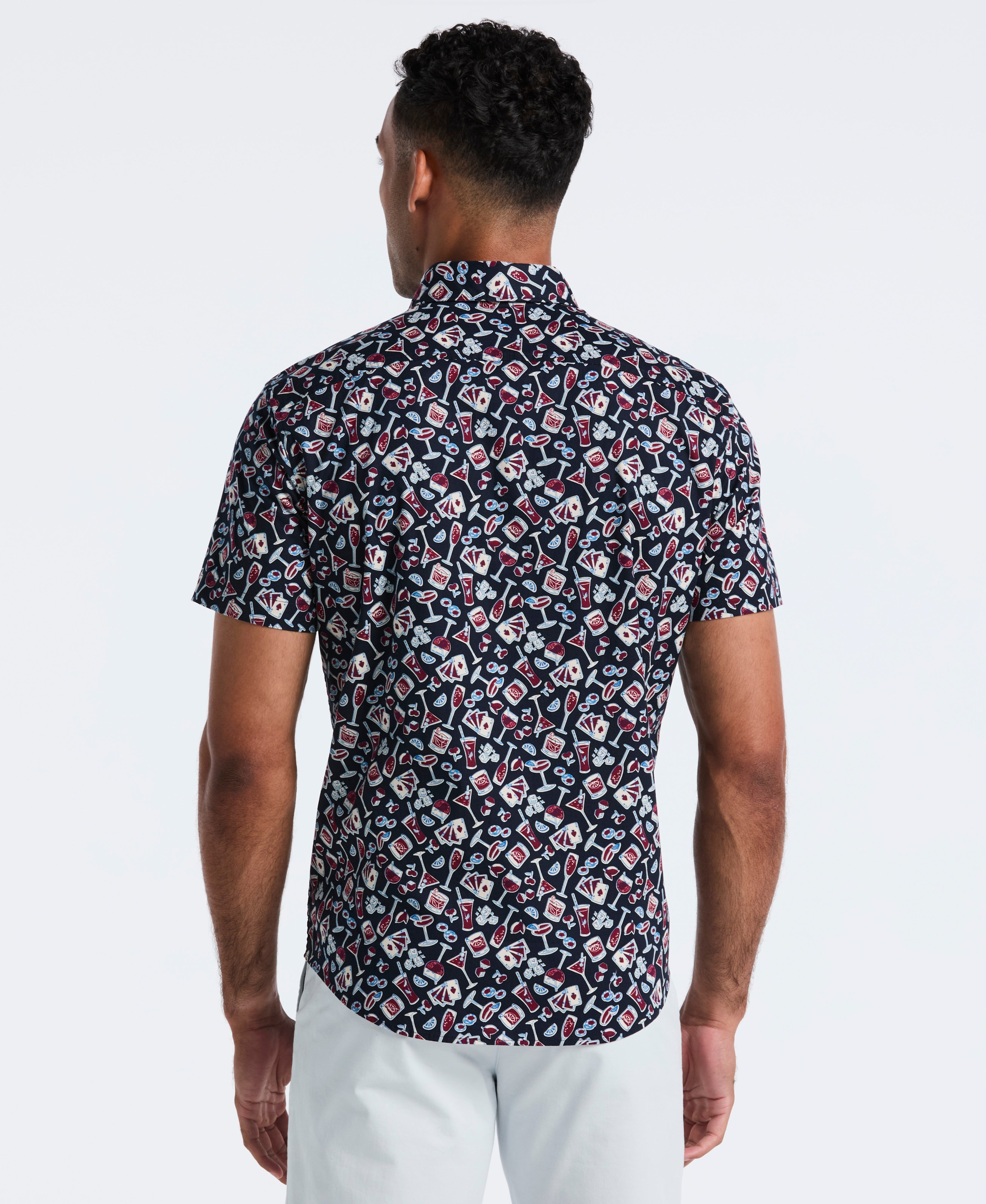 Cotton Drinks Print Shirt