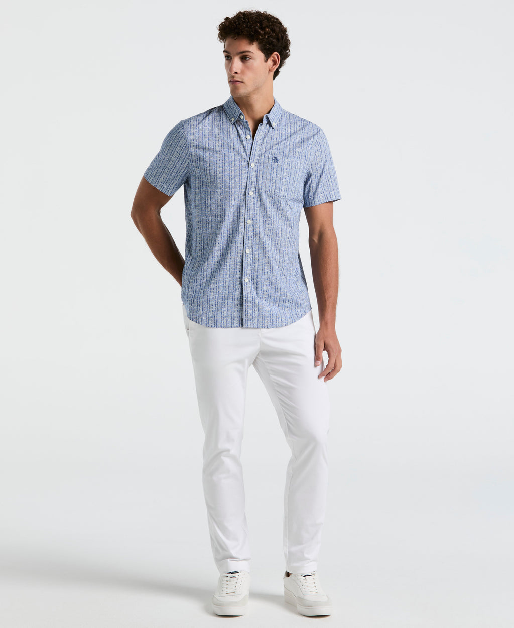 Cotton Poplin Texture Shirt