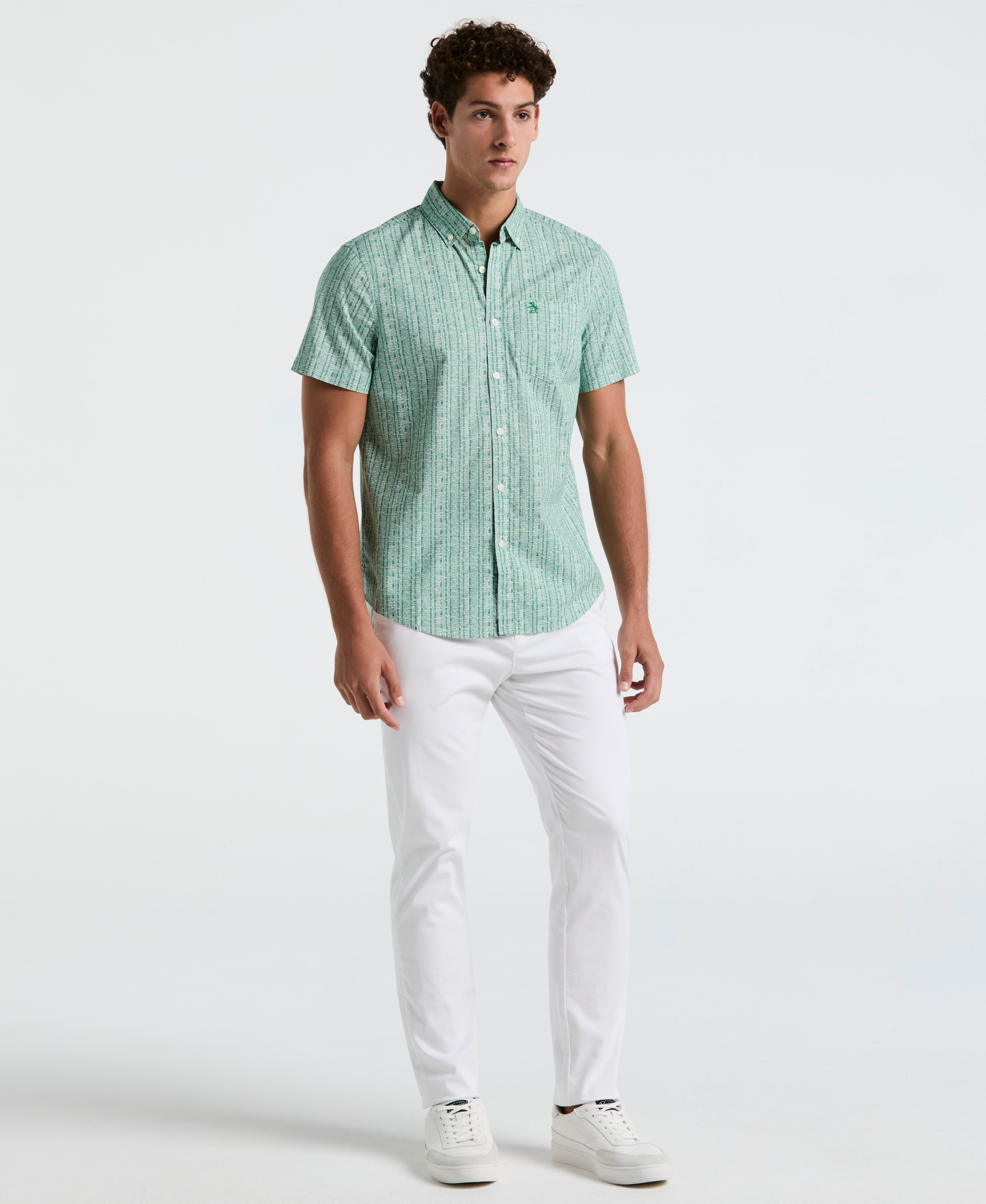 Cotton Poplin Texture Shirt