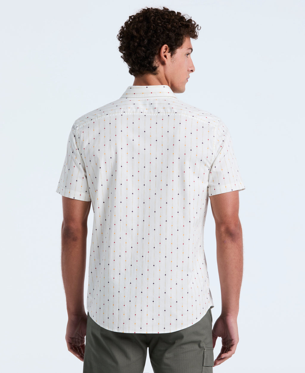 Cotton Stripe Button-Down Shirt