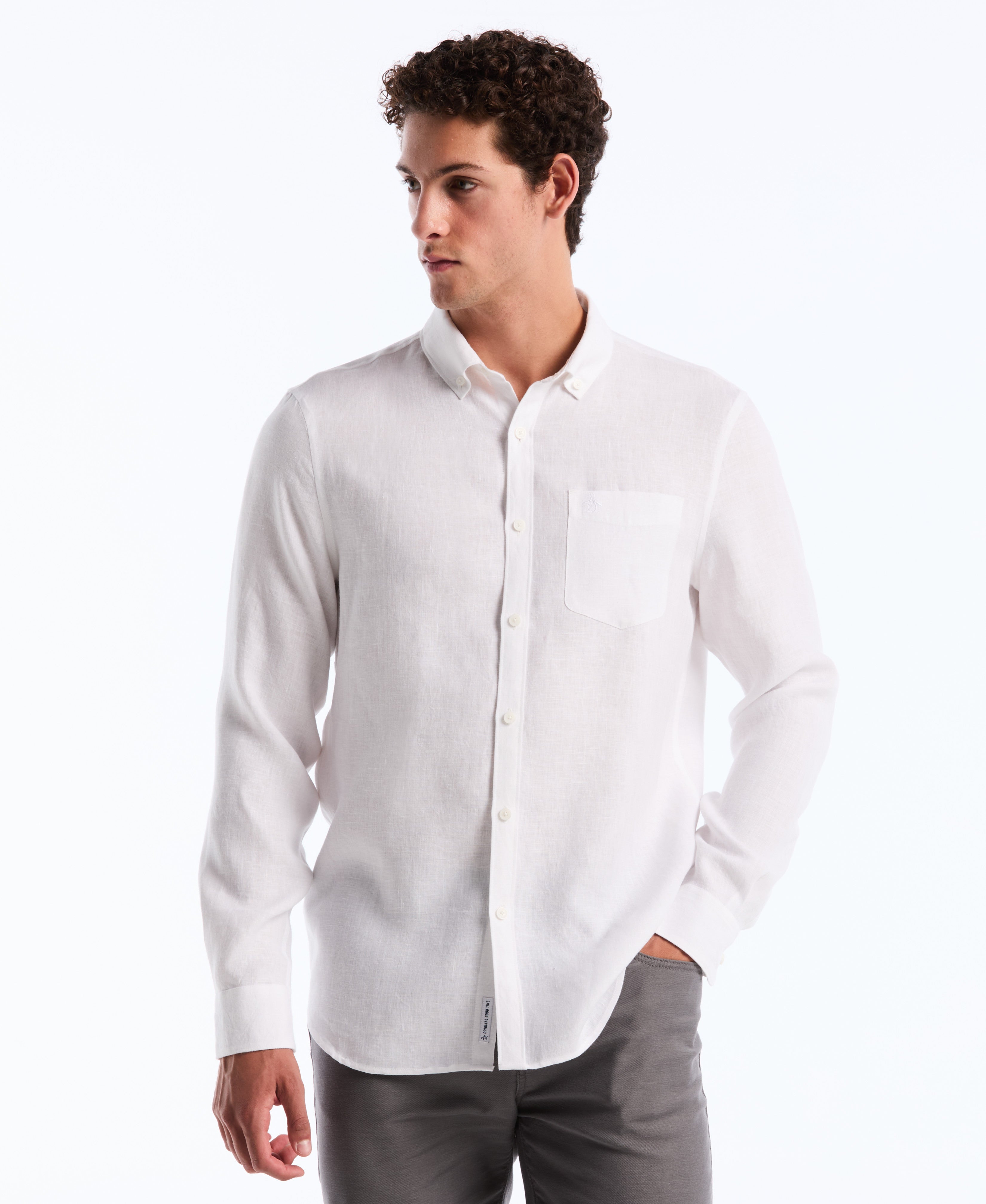 Delave Linen Long Sleeve Shirt
