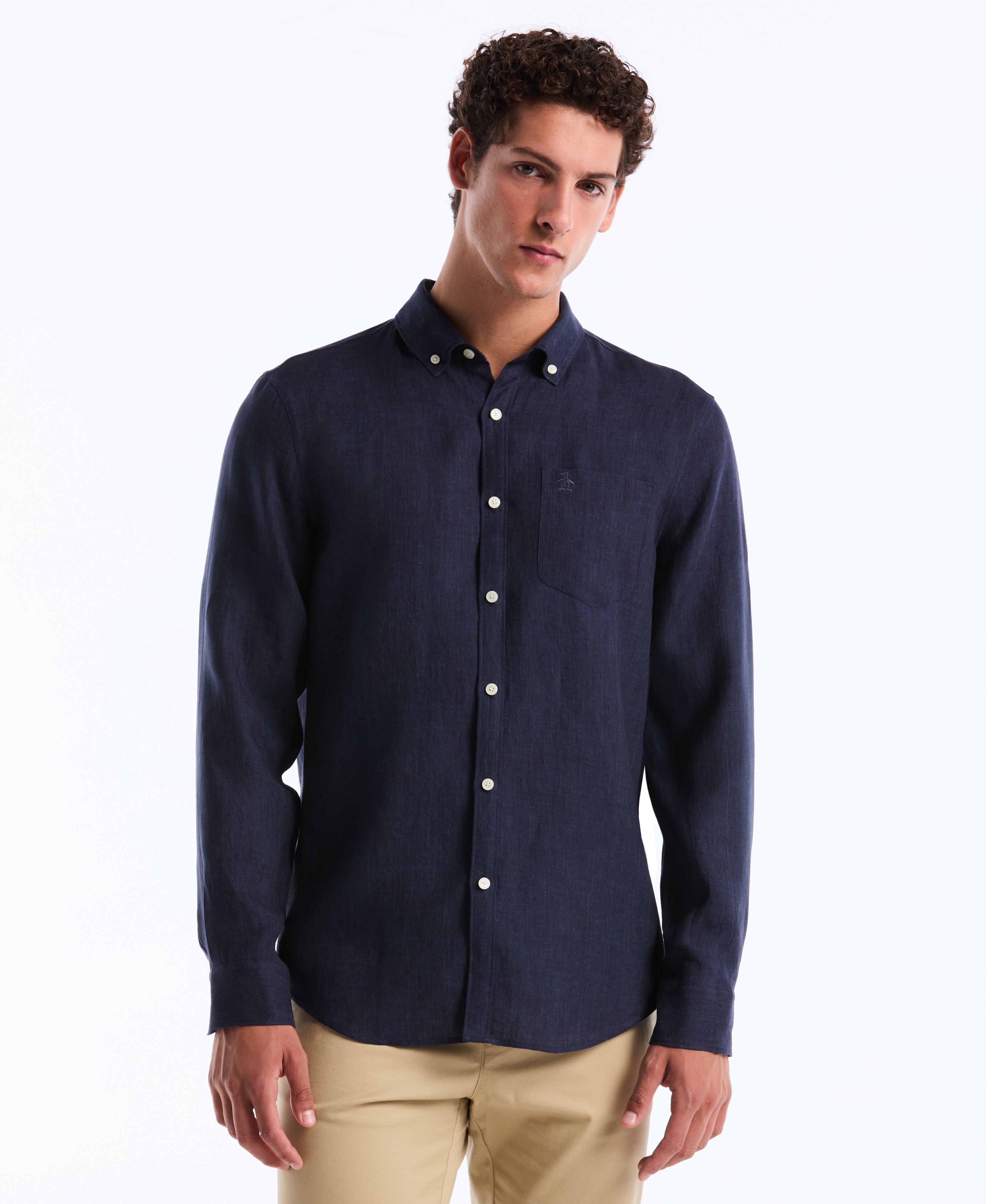 Delave Linen Long Sleeve Shirt