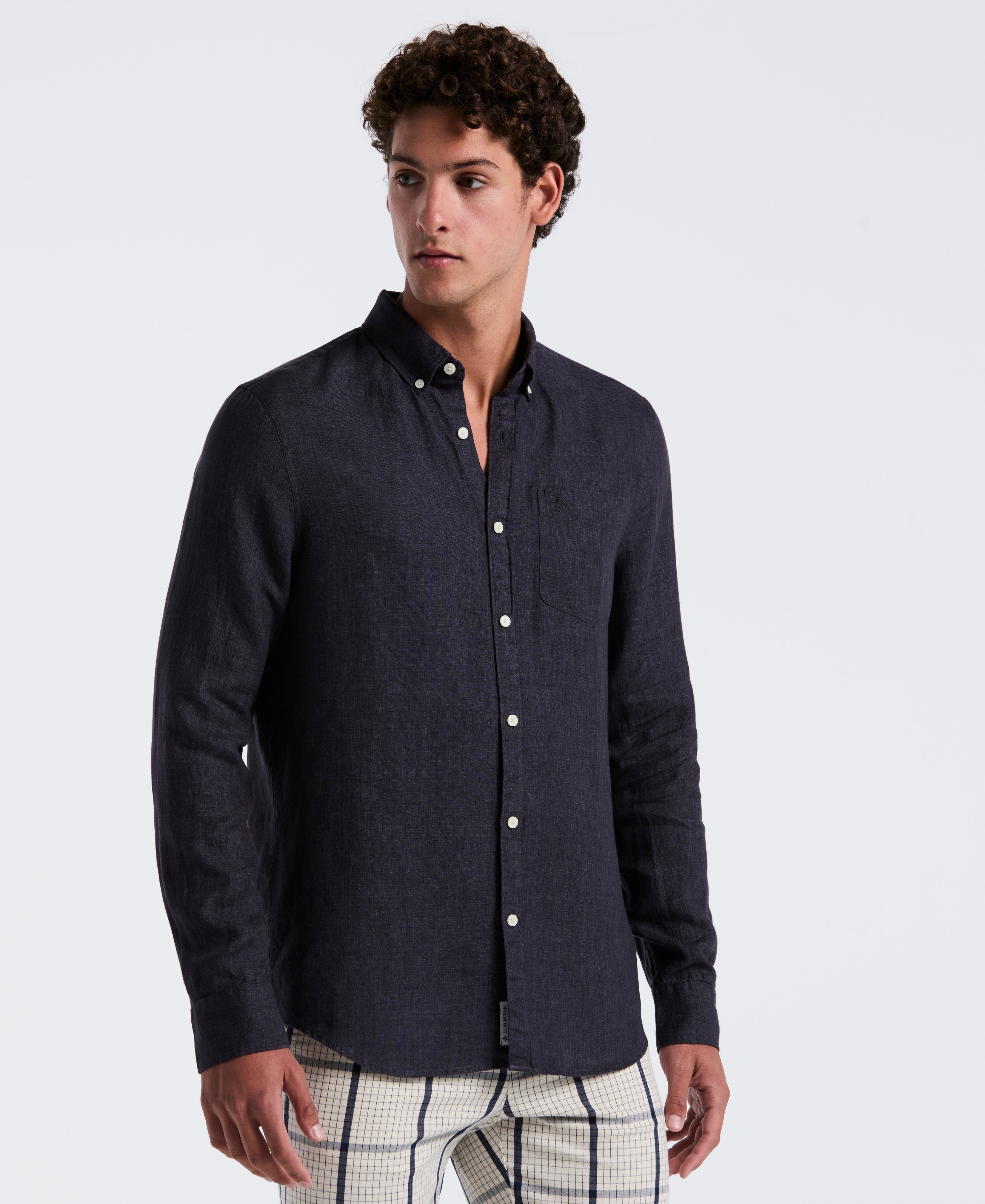Delave Linen Long Sleeve Shirt