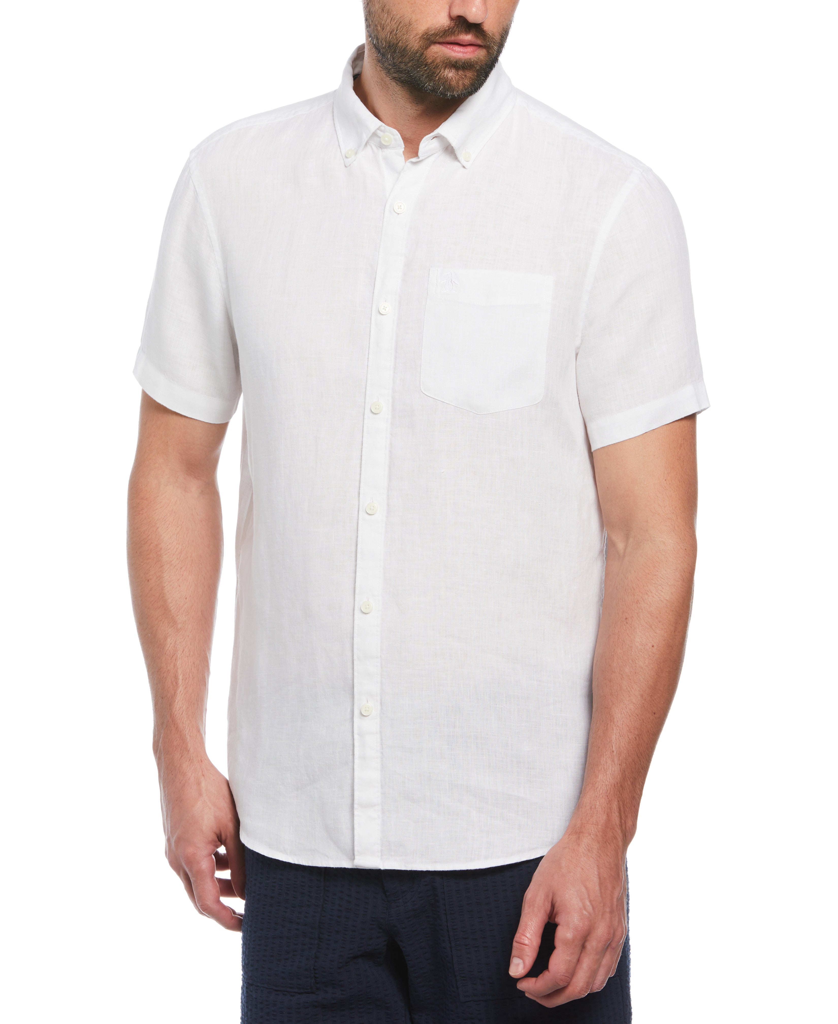 Delave Linen Short Sleeve Shirt