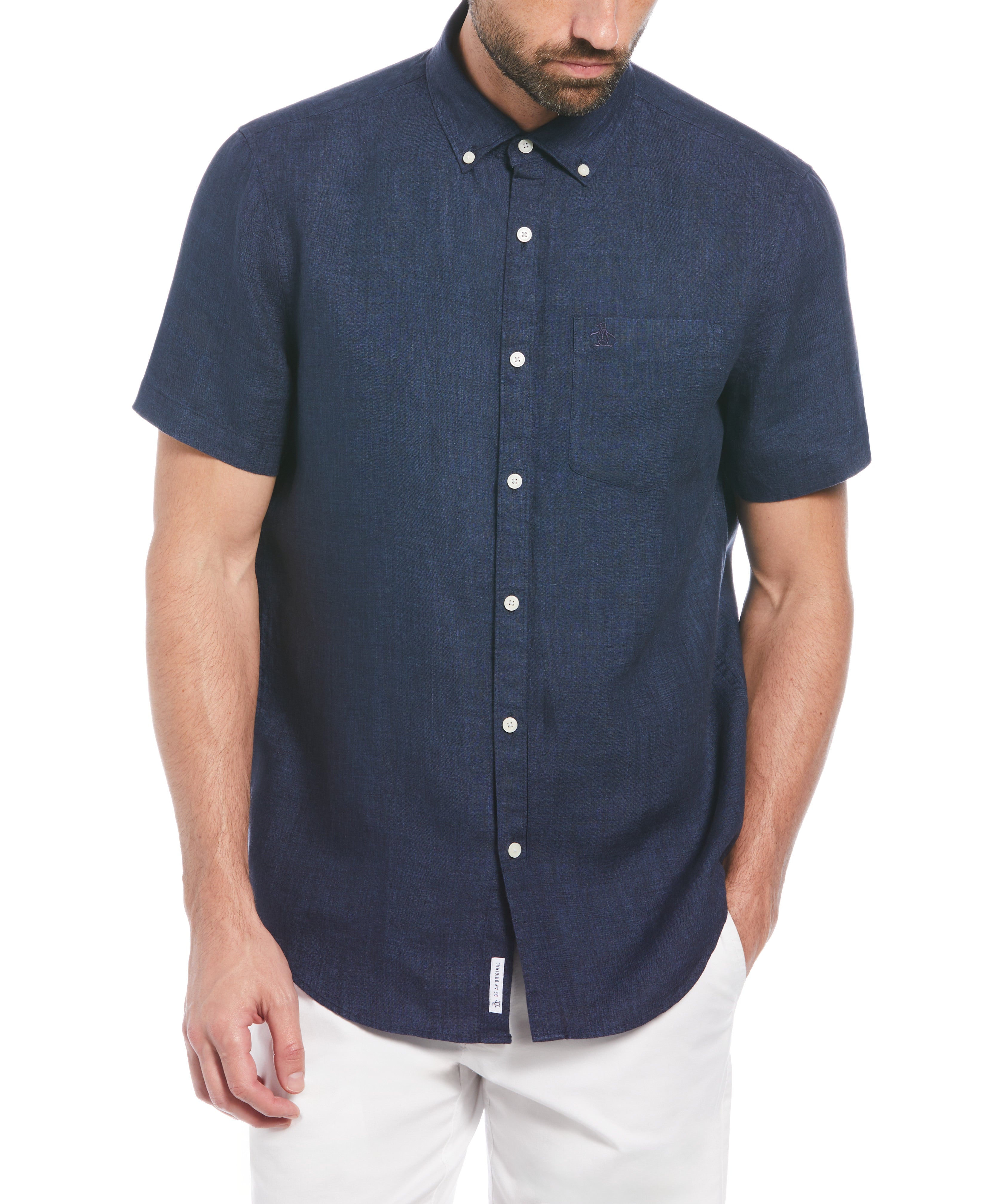 Delave Linen Short Sleeve Shirt