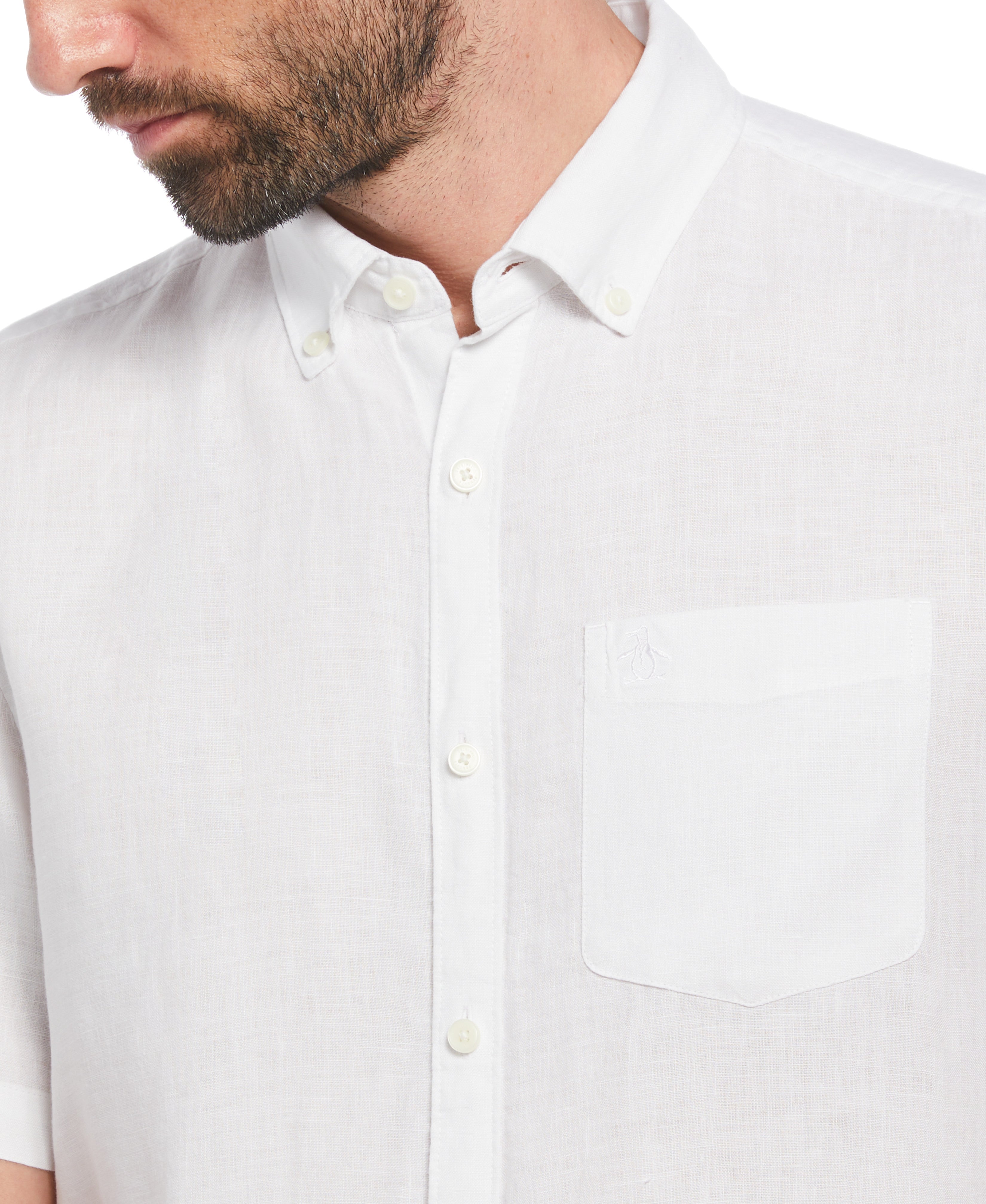Delave Linen Short Sleeve Shirt