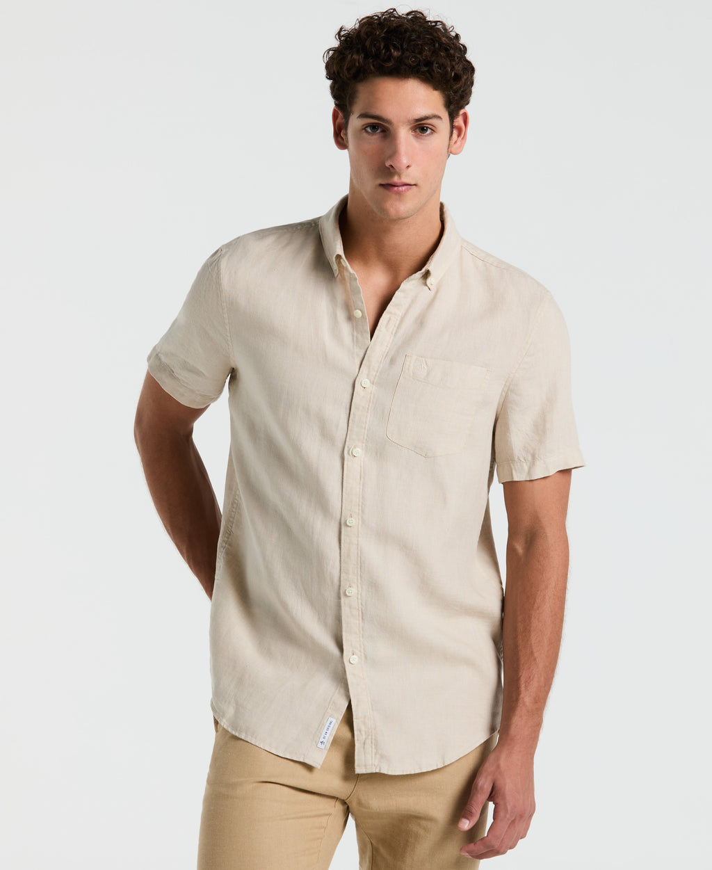 Delave Linen Short Sleeve Shirt