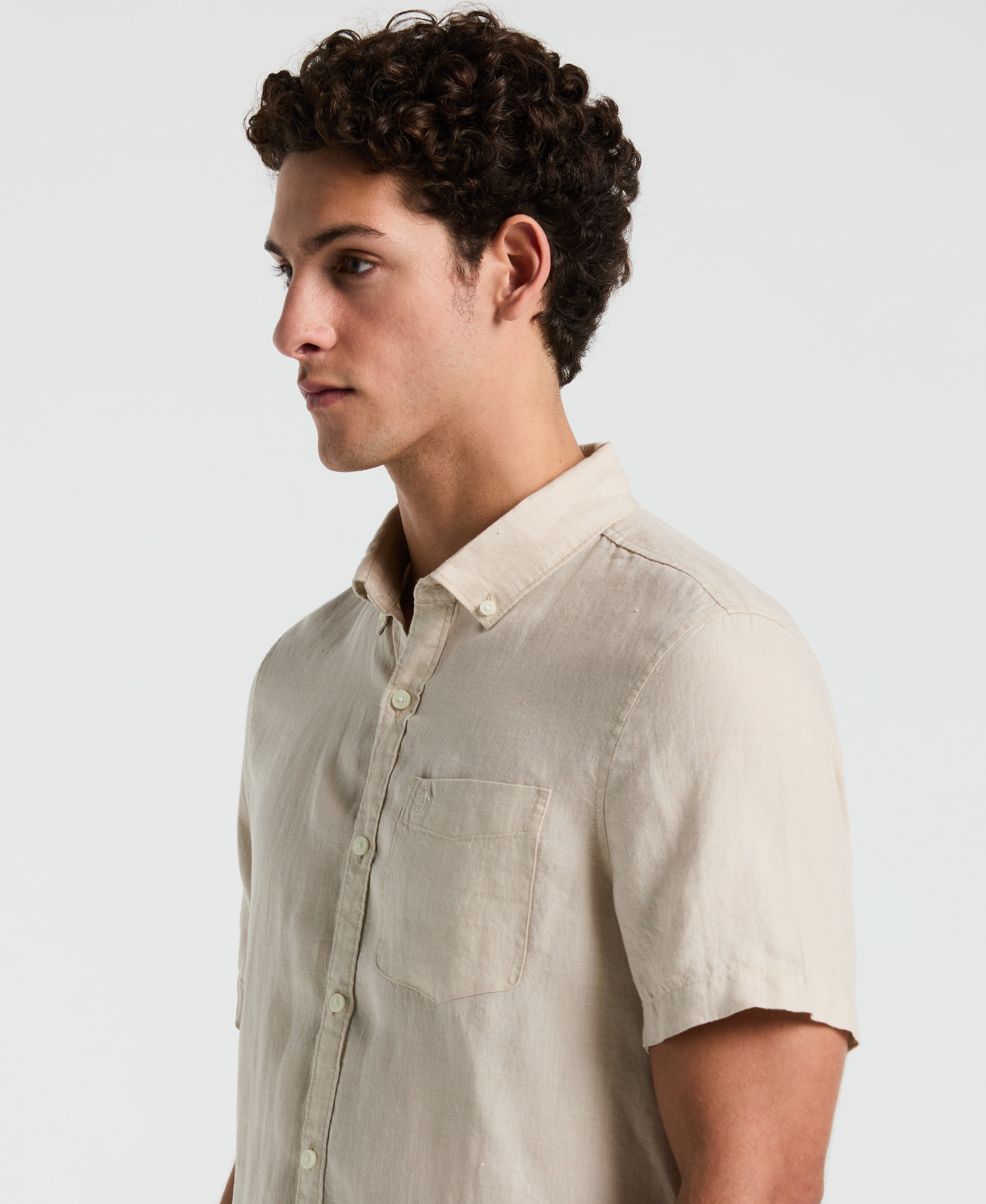 Delave Linen Short Sleeve Shirt