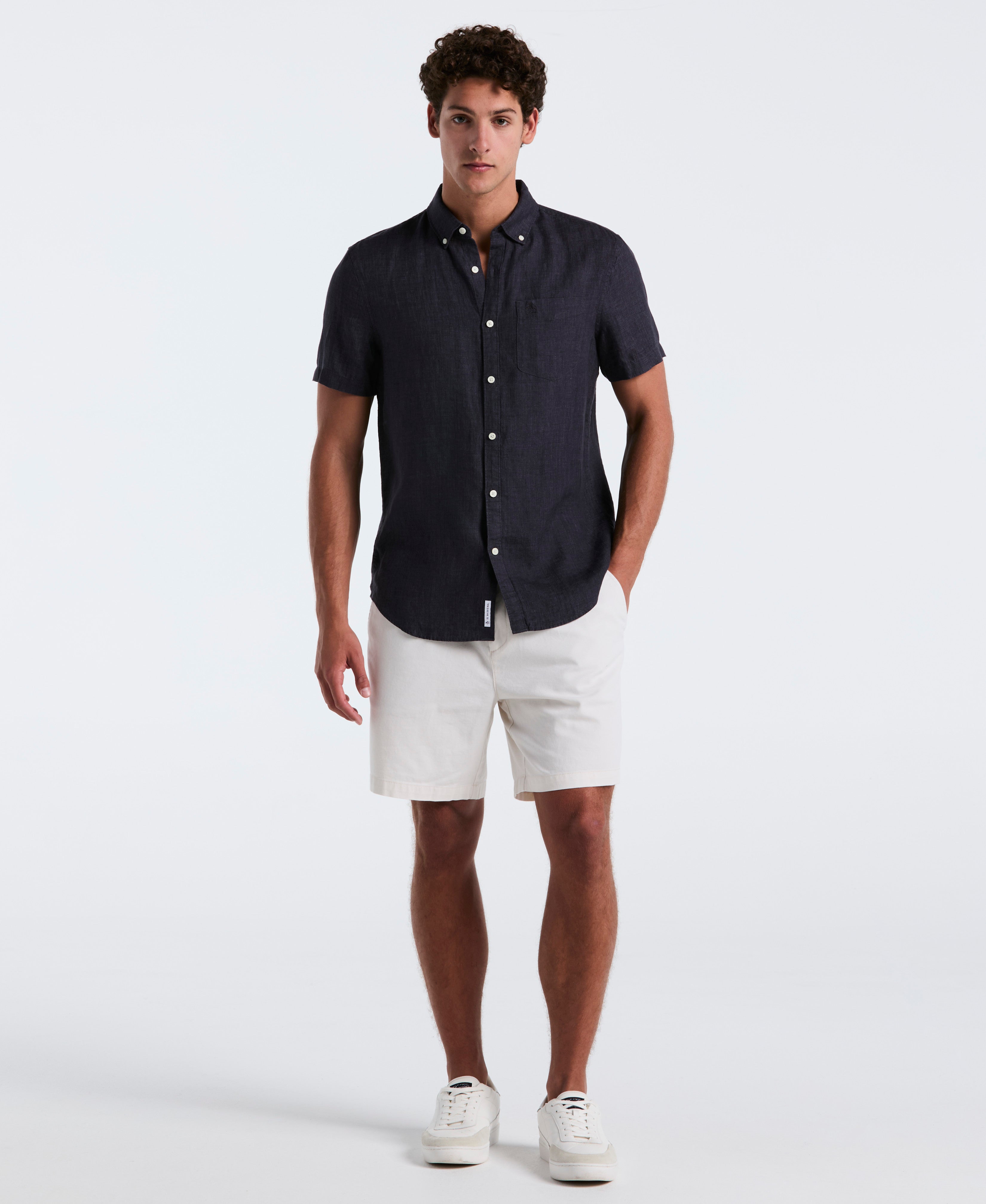 Delave Linen Short Sleeve Shirt
