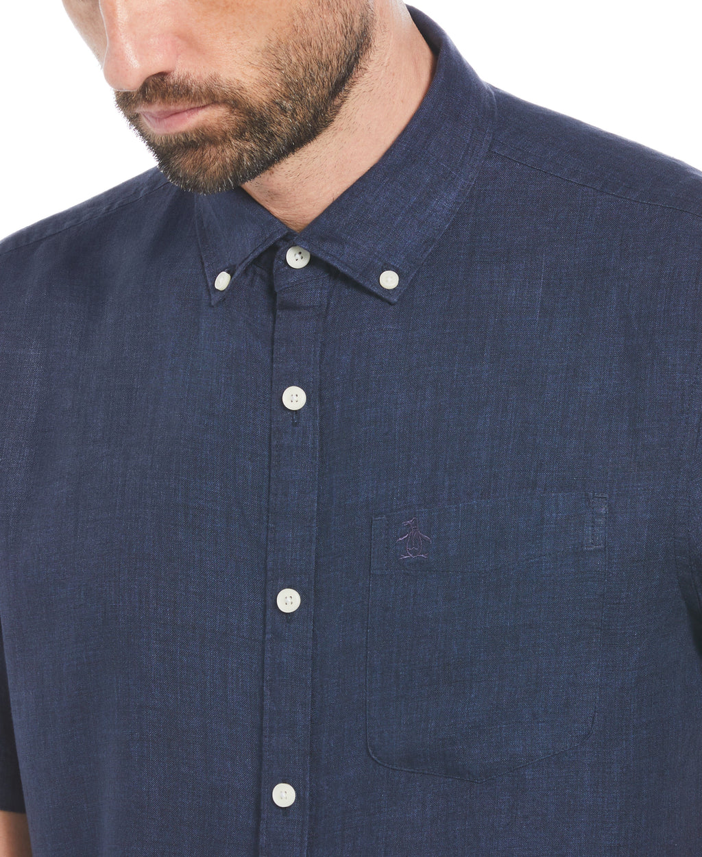 Delave Linen Short Sleeve Shirt