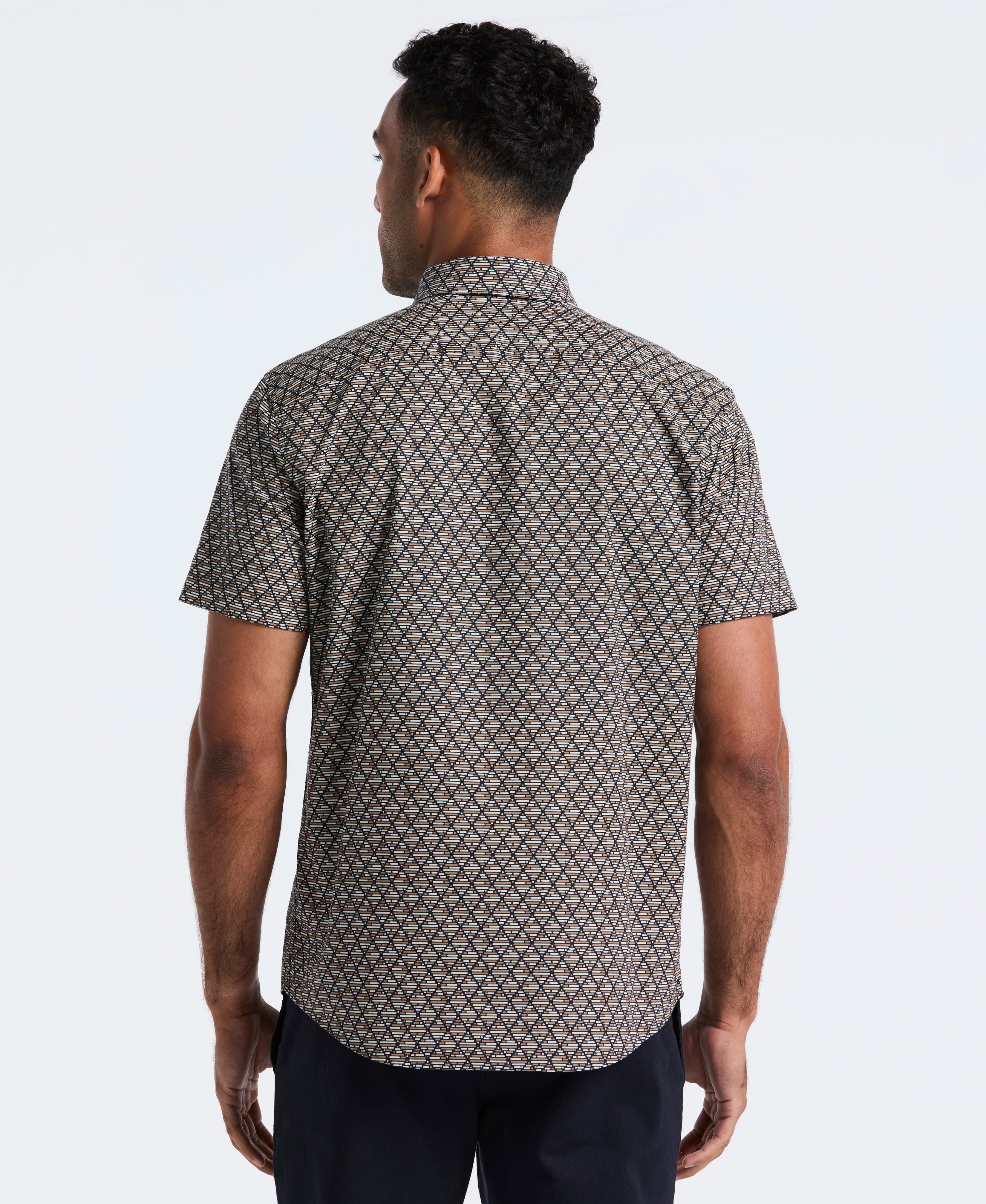 Diamond Geo Print Shirt