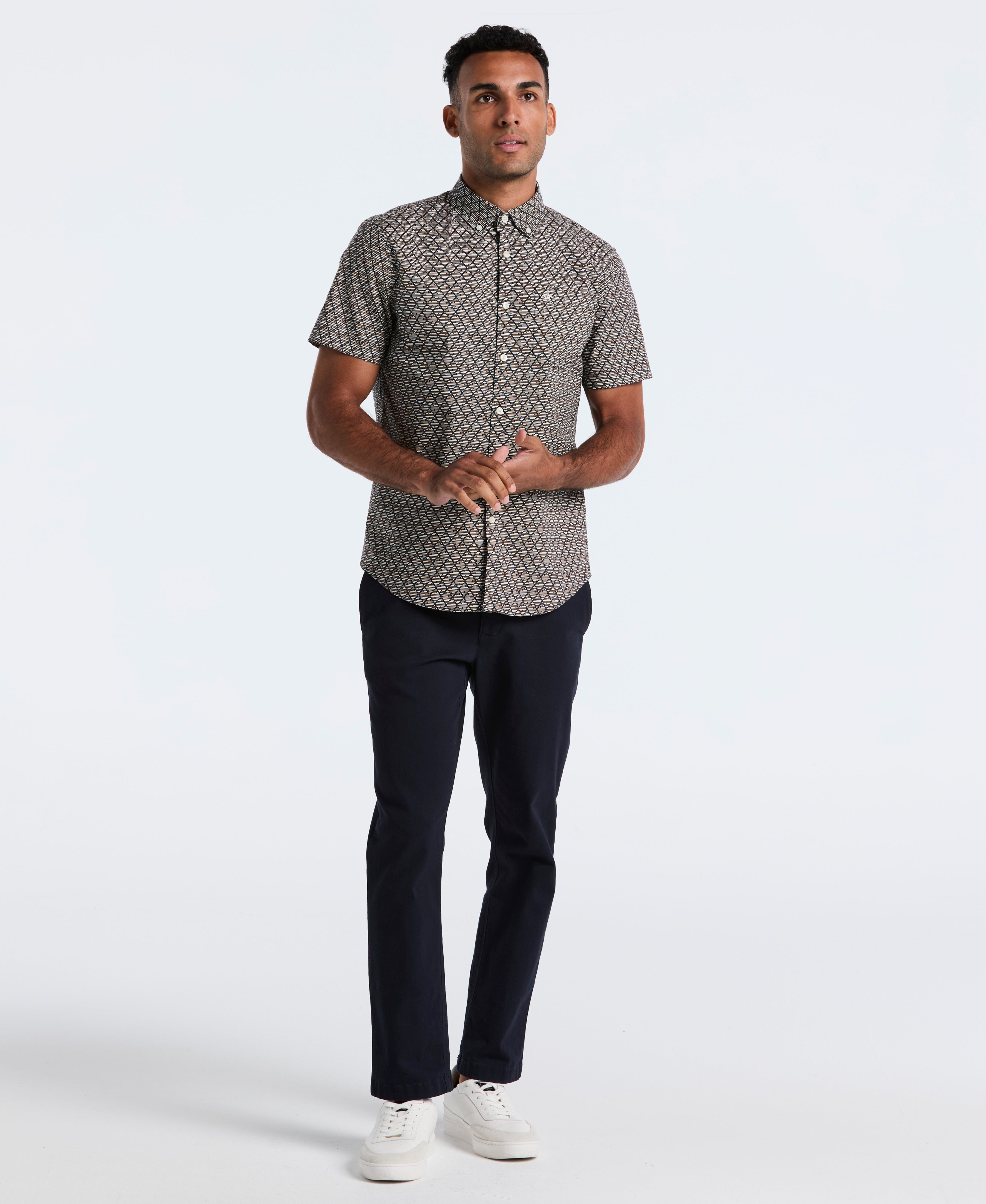 Diamond Geo Print Shirt