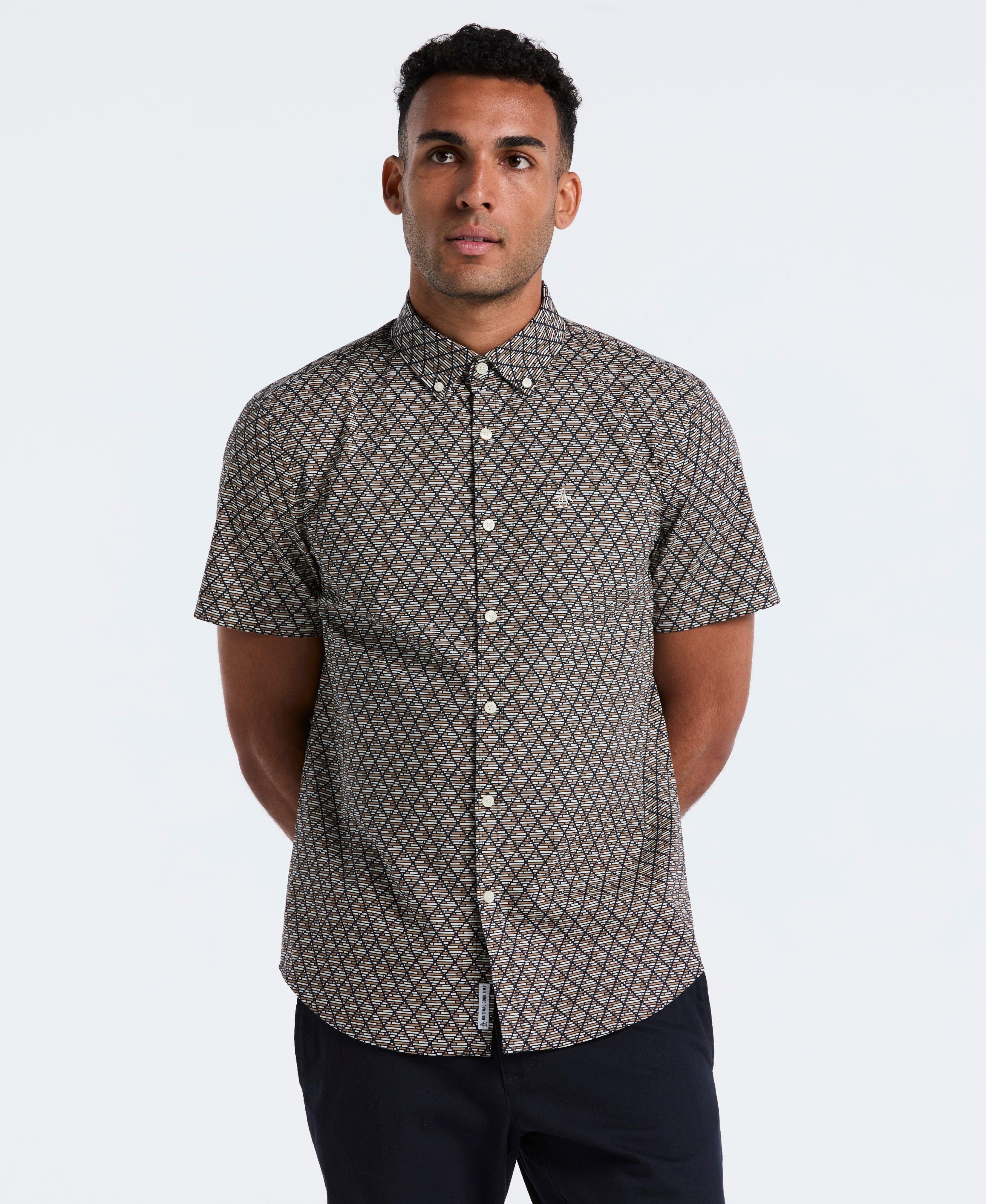 Diamond Geo Print Shirt