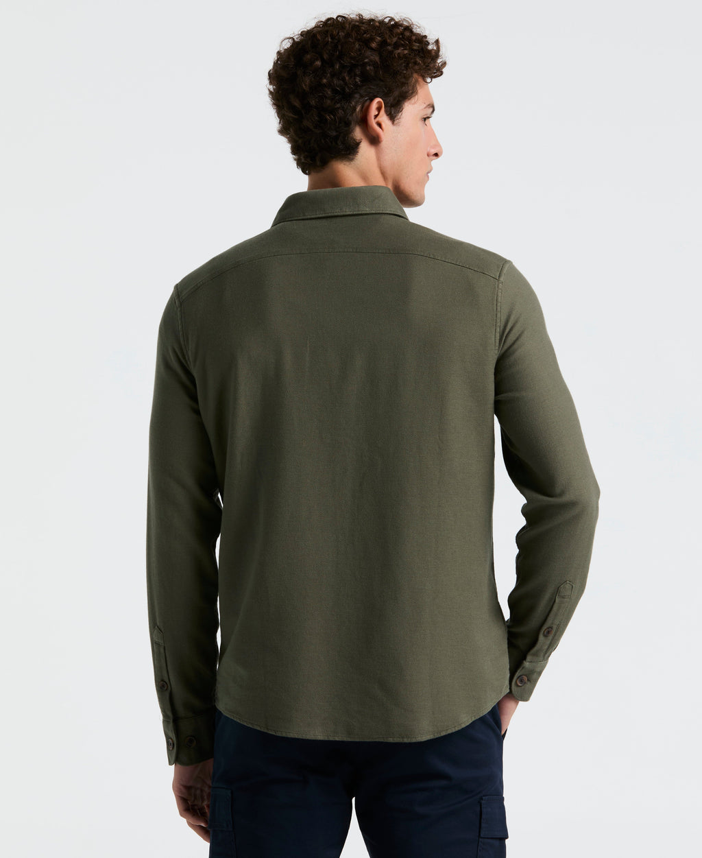 EcoVero™ Blend Loop Back Shirt