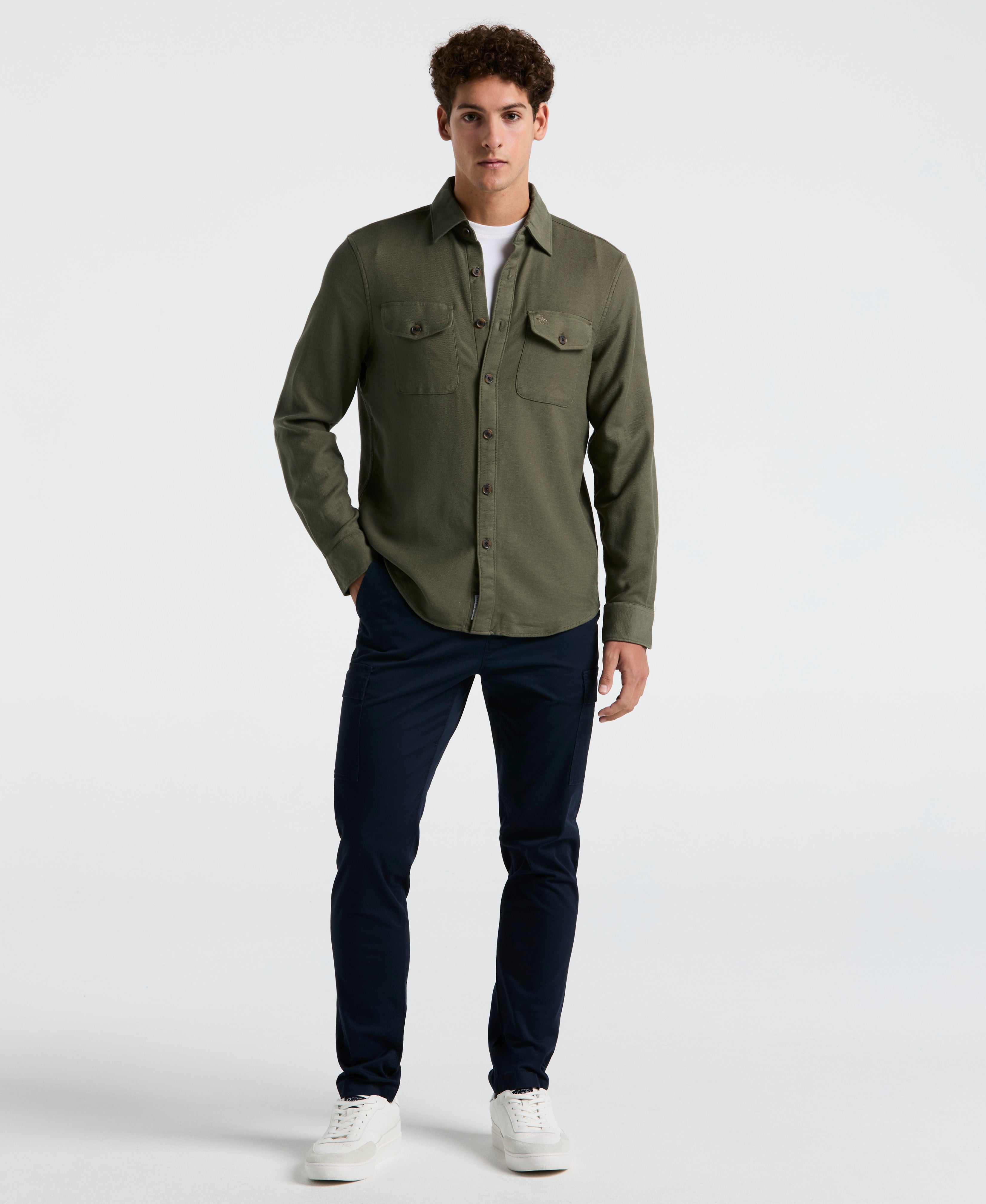 EcoVero™ Blend Loop Back Shirt