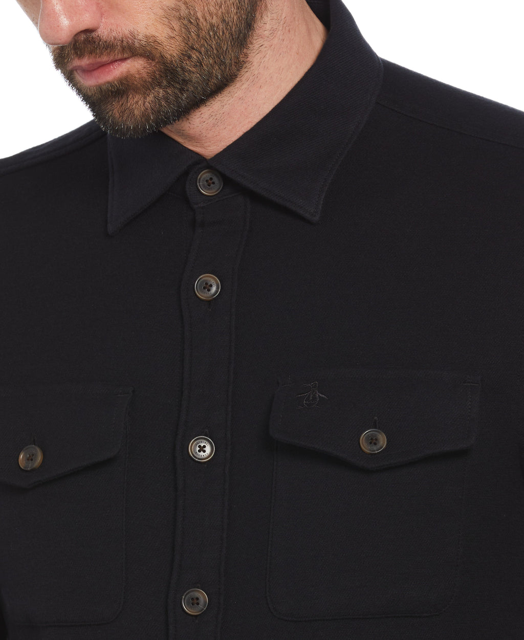 EcoVero™ Blend Loop Back Shirt