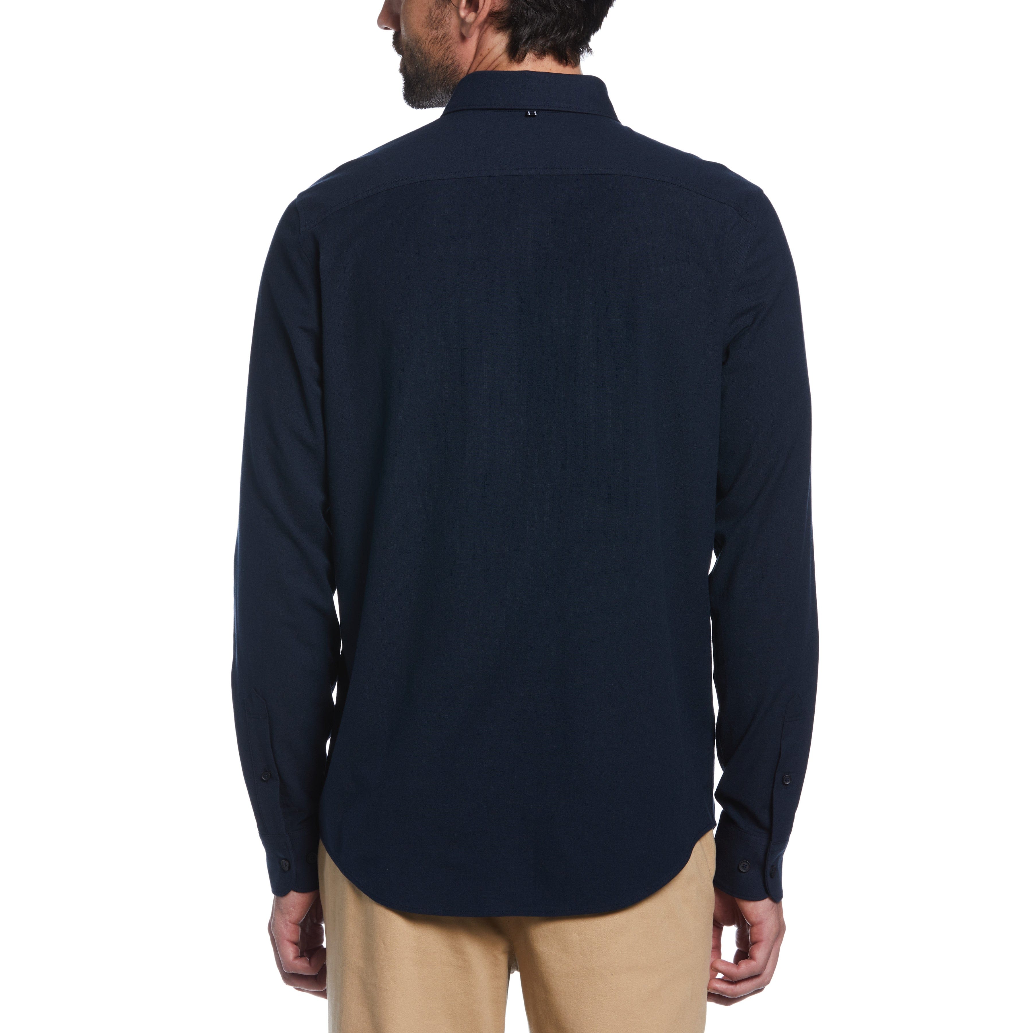 EcoVero™ Oxford Long Sleeve Pocket Shirt