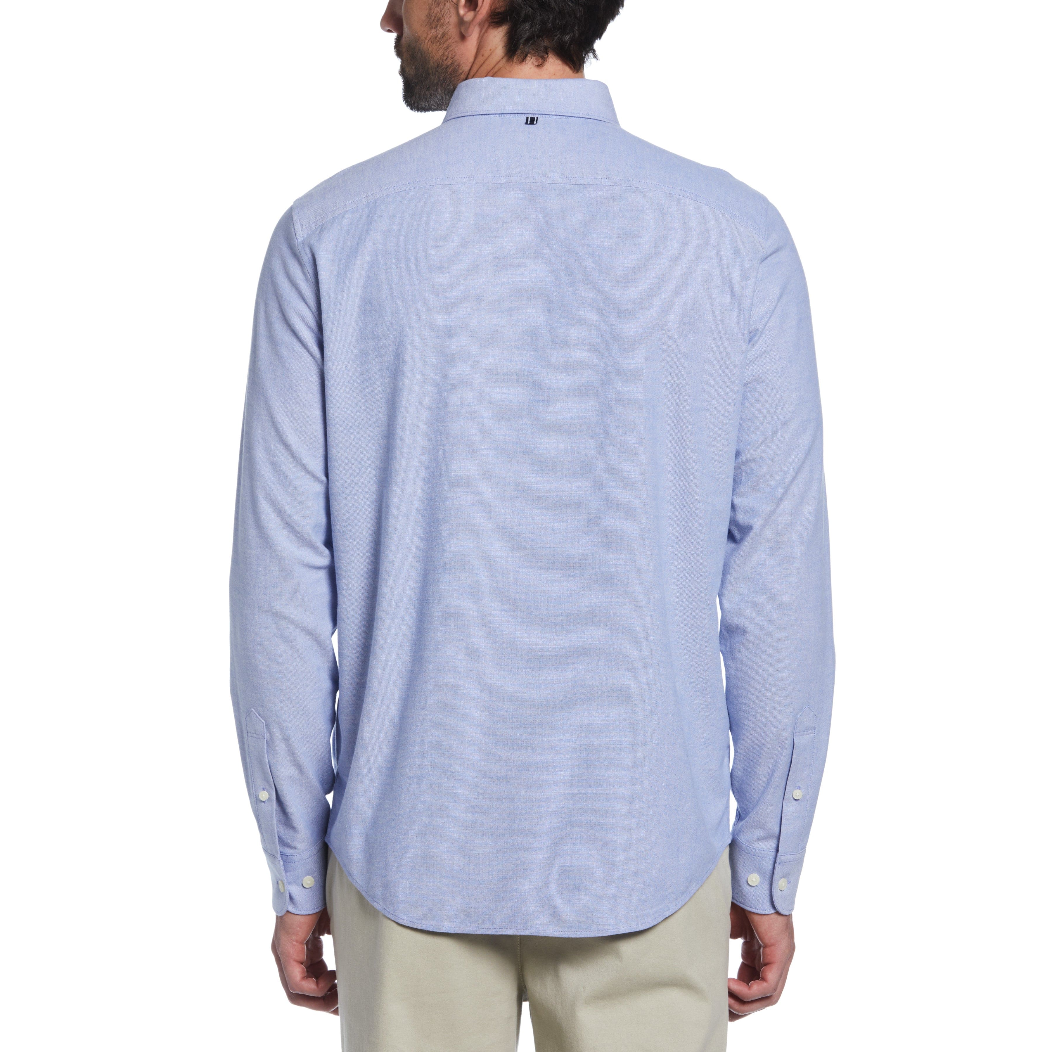 EcoVero™ Oxford Long Sleeve Pocket Shirt