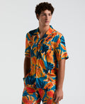 EcoVero™ Tropical Leaf Print Shirt